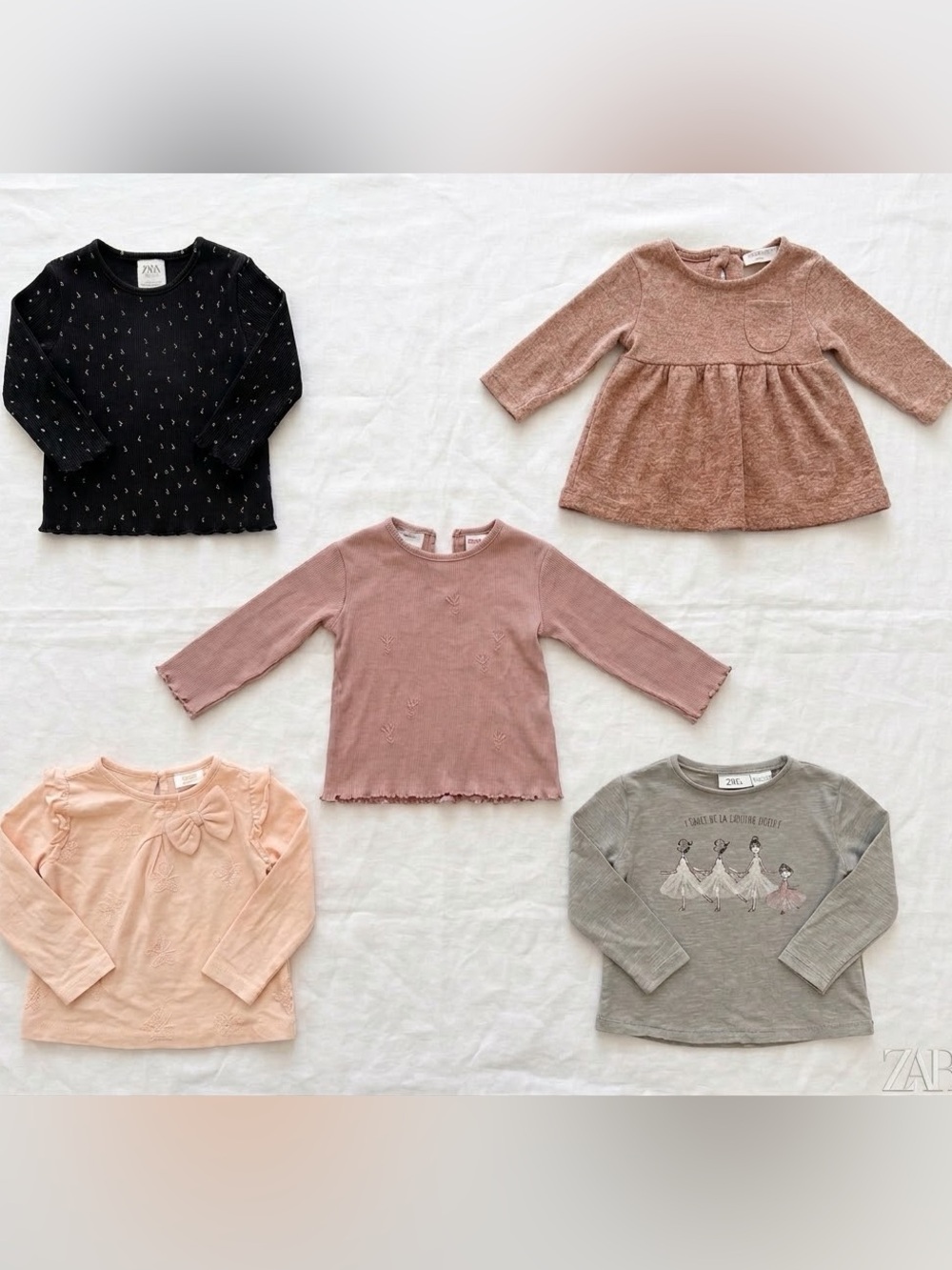 Zara 5 Long sleeves tops for girls
